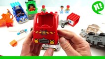 Kids Toy Videos US - Camiones de Bomberos para Niños Aprende los Colores con Camiones Video de Juguetes Lego Duplo