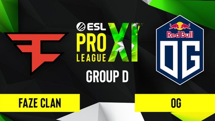CSGO - FaZe Clan vs. OG [Nuke] Map 2 - ESL Pro League Season 11 - Group D