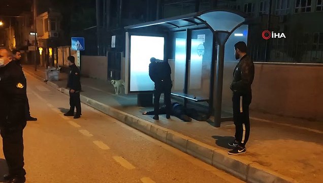 Kriz geçiren şahsa, polis yardım etti