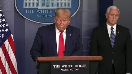 Trump recomenda a americanos cobrir o rosto ao sair às ruas