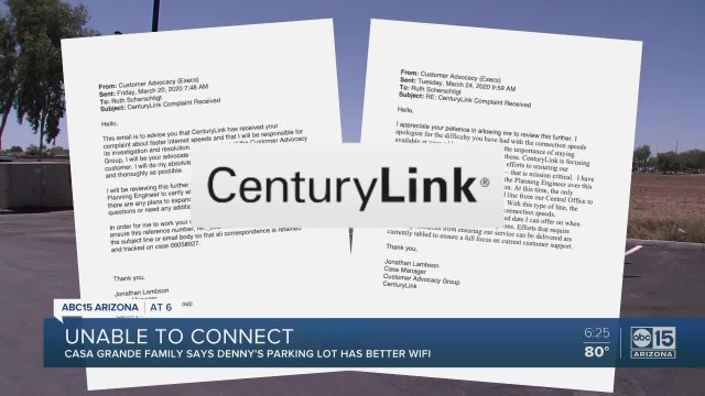 Families struggling to connect to internet to get work done