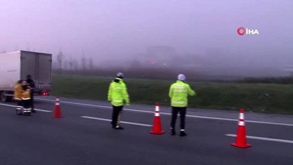 İstanbul çıkışı kapatıldı; polis denetim gerçekleştiriyor