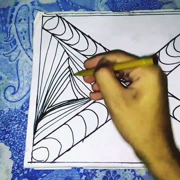 Daily Line Illusion / Spectacular 3D Pattern / Satisfying Spiral Drawing / Art Therapy | 3d pattern |3d drawing |3d art | easy to draw