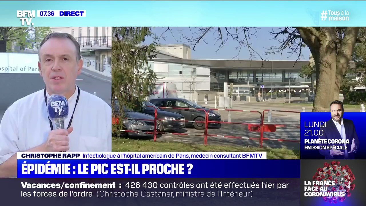 Christophe Rapp (infectiologue à l'hôpital américain de Paris): "On redoute un éventuel rebond épidémique à la période du déconfinement"
