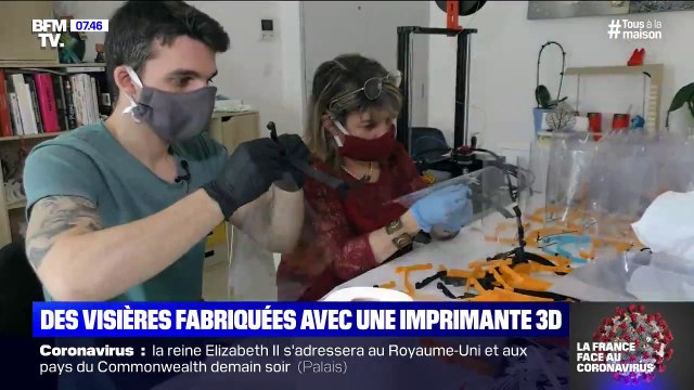 En Haute-Corse, ce couple fabrique bénévolement des visières de protection