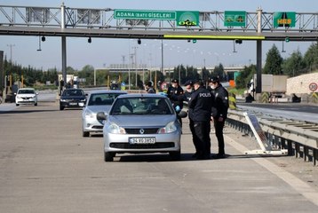 Adana'ya giriş ve çıkışa üst düzey önlem