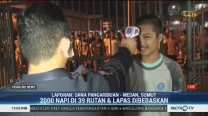 Dua Ribu Tahanan di Sumatera Utara Dapat Asimilasi Cegah Covid-19