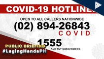 #LagingHandaPH | DOH CoVID-19 hotlines, handang tumanggap ng katanungan