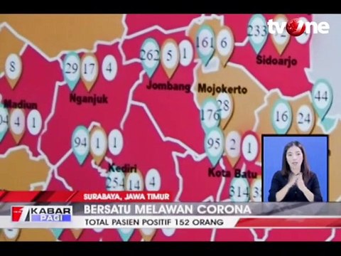 Di Jawa Timur Pasien Positif Corona Bertambah 49 Orang