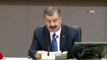 Sağlık Bakanı Koca,3 Nisan 2020 Koronavirüs Bilançosunu Açıkladı