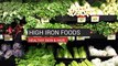High Iron Foods Make Healthy Skin & Hair