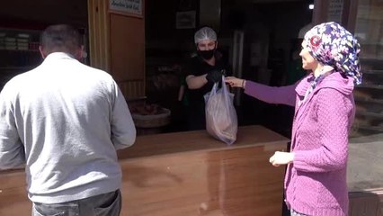 Milli dayanışma kampanyasına ücretsiz ekmekle destek verdi