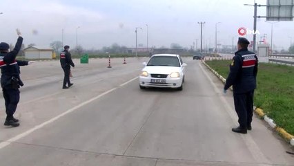 Bursa'da araç giriş çıkışına izin verilmiyor