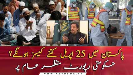 How many cases will increase in Pakistan till April 25? Government report out