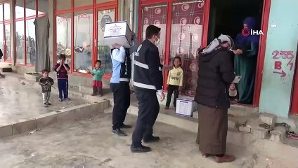 Sokağa çıkma kısıtlaması bulunanlara 600 gıda kolisi yardımı