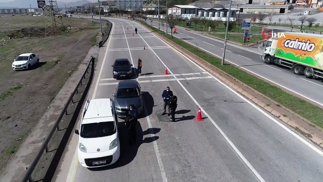 Kayseri’ye Giriş Çıkışlar Kapatıldı