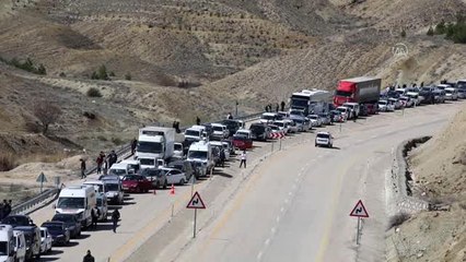 Araç giriş ve çıkışları durduruldu (2)