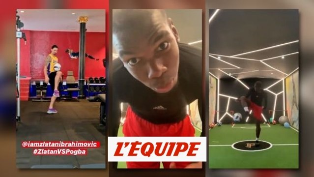 Pogba VS Zlatan, c'est à celui qui sera le plus technique - Foot - WTF