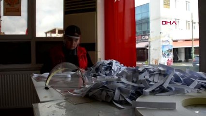 Tekirdağ Gençlik Merkezi, sağlık çalışanlarına maske üretiyor