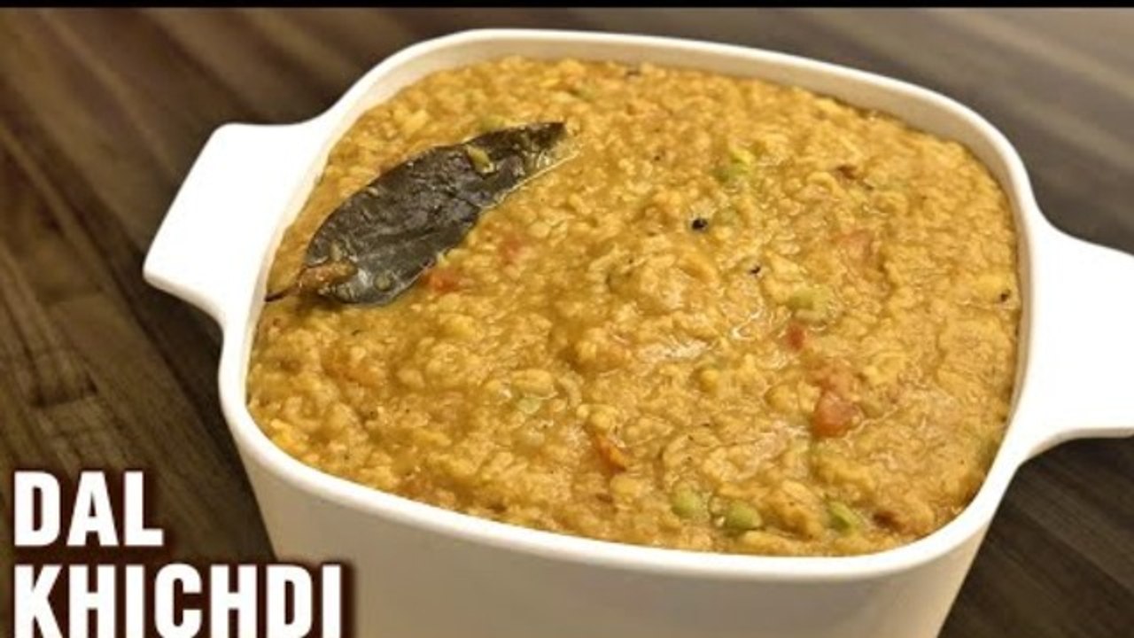 Dal Khichdi Tadka _ How To Make Dal Khichdi In Pressure Cooker _ Easy