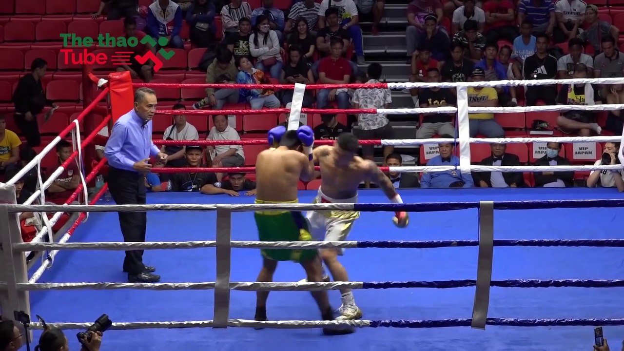 Full trận Trương Đình Hoàng knock out đối thủ Thái Lan, bảo vệ đai WBA châu Á | Truong Dinh Hoang knocks out Thai challenger to retain WBA Asia title