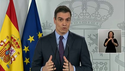 Sánchez anuncia una prórroga del Estado de Alarma de 15 días