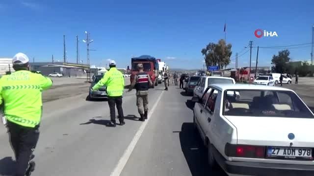 Şanlıurfa'da araç giriş ve çıkışları kapatıldı