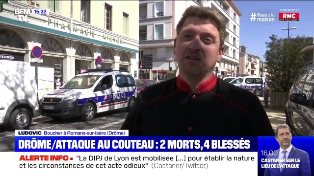 Drôme: Il a attrapé un couteau de boucherie pour attaquer un client , explique Ludovic, boucher à Romans-sur-Isère
