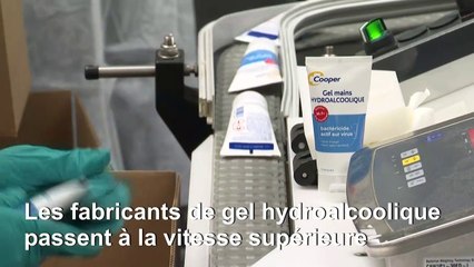 Coronavirus: les fournisseur de gel hydroalcoolique mettent les bouchées doubles