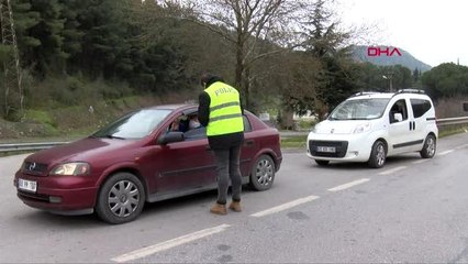 Manisa'ya giriş çıkışlarda sıkı koronavirüs tedbiri
