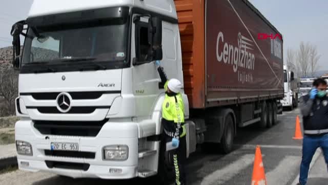 ANTALYA Korkuteli'de sıkı koronavirüs denetimleri