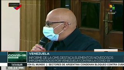 OMS destaca elementos implementados por Vzla. contra COVID-19
