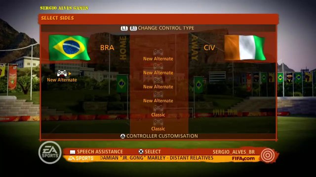 BRASIL X COSTA DO MARFIM - 2010 FIFA WORLD CUP SOUTH AFRICA - COPA DO MUNDO DA AFRICA DO SUL - JOGO 2 - PS3