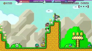SUPER MARIO MAKER 2 AWESOME LEVELS - BUZZY HILLS 1-1