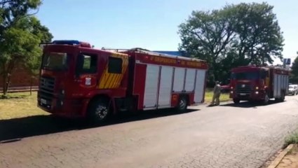Suposto incêndio em barracão mobiliza Bombeiros ao Bairro Santos Dumont