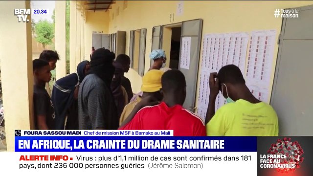 Coronavirus: le chef de mission MSF à Bamako évoque de nouveaux cas tous les jours au Mali