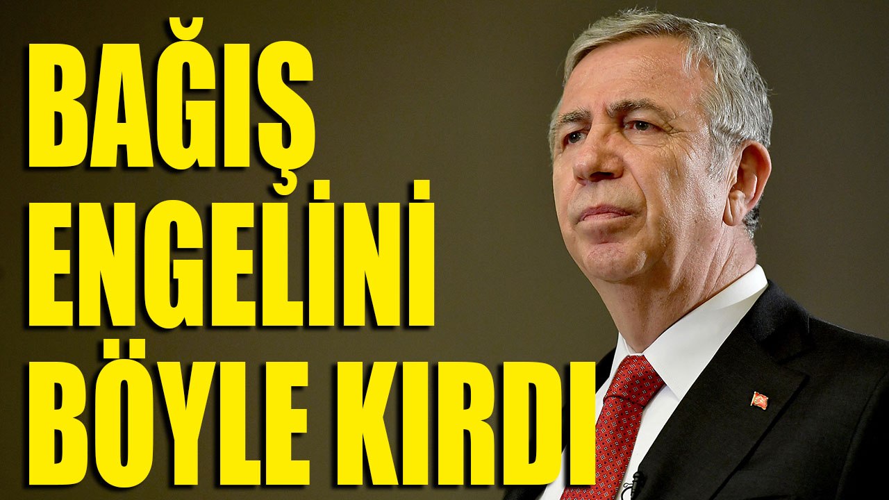 Mansur Yavaş hükumetin "bağış engelleme" hamlesini kırdı