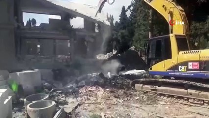 Kaçak yapılarda yıkım devam ediyor