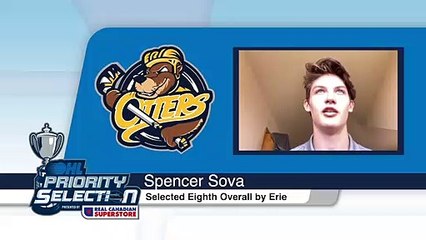 2020 OHL Priority Selection Interview: Spencer Sova