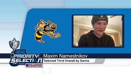 2020 OHL Priority Selection Interview: Maxim Namestnikov