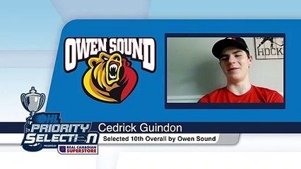 2020 OHL Priority Selection Interview: Cedrick Guindon