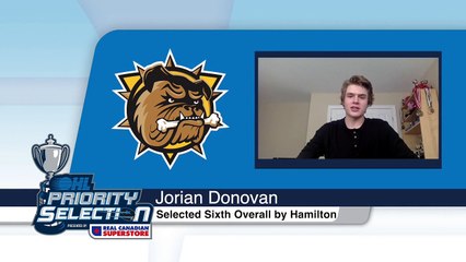 2020 OHL Priority Selection Interview: Jorian Donovan