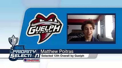 2020 OHL Priority Selection Interview: Matthew Poitras