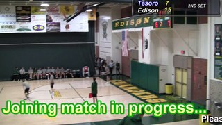 Tesoro Titans vs Edison Chargers Boys JV Volleyball 2-21-19