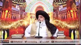 Allama Khadim Hussain Rizvi Latest Friday Speach About Rich People