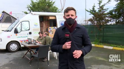 Turist çiftin karavan karantinası