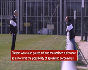 Download Video: Frankfurt back in training amid coronavirus pandemic