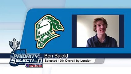 2020 OHL Priority Selection Interview: Ben Bujold