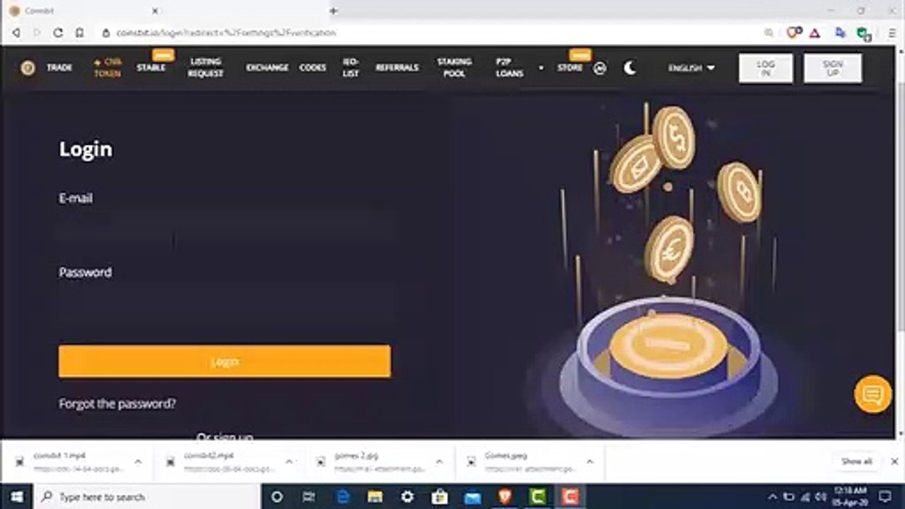 Earn 300$ CNG coin. coinsbit Part 2