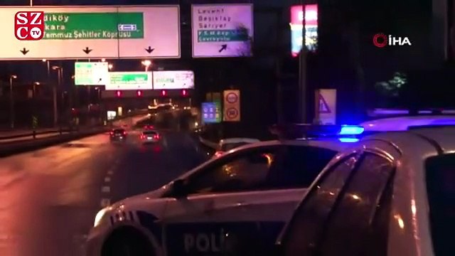 Dur ihtarına uymayan alkollü 3 kişi polis ekipleri tarafından yakalandı